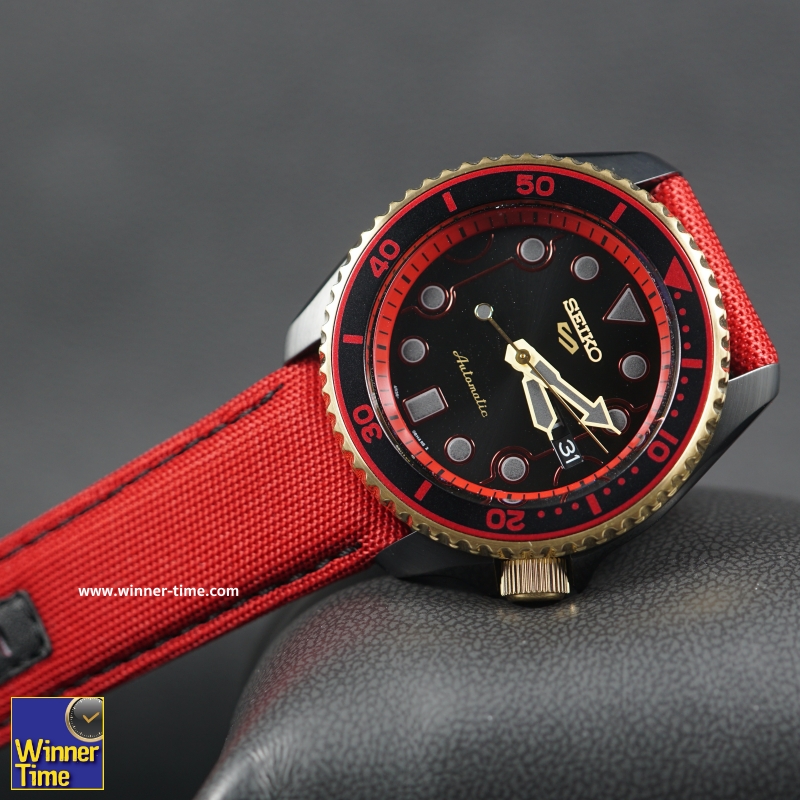 นาฬิกาSeiko 5 Sports Street Fighter V Limited Edition KEN Model รุ่น SRPF20K1,SRPF20K,SRPF20