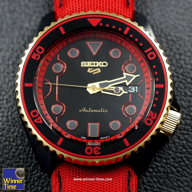 นาฬิกาSeiko 5 Sports Street Fighter V Limited Edition KEN Model รุ่น SRPF20K1,SRPF20K,SRPF20