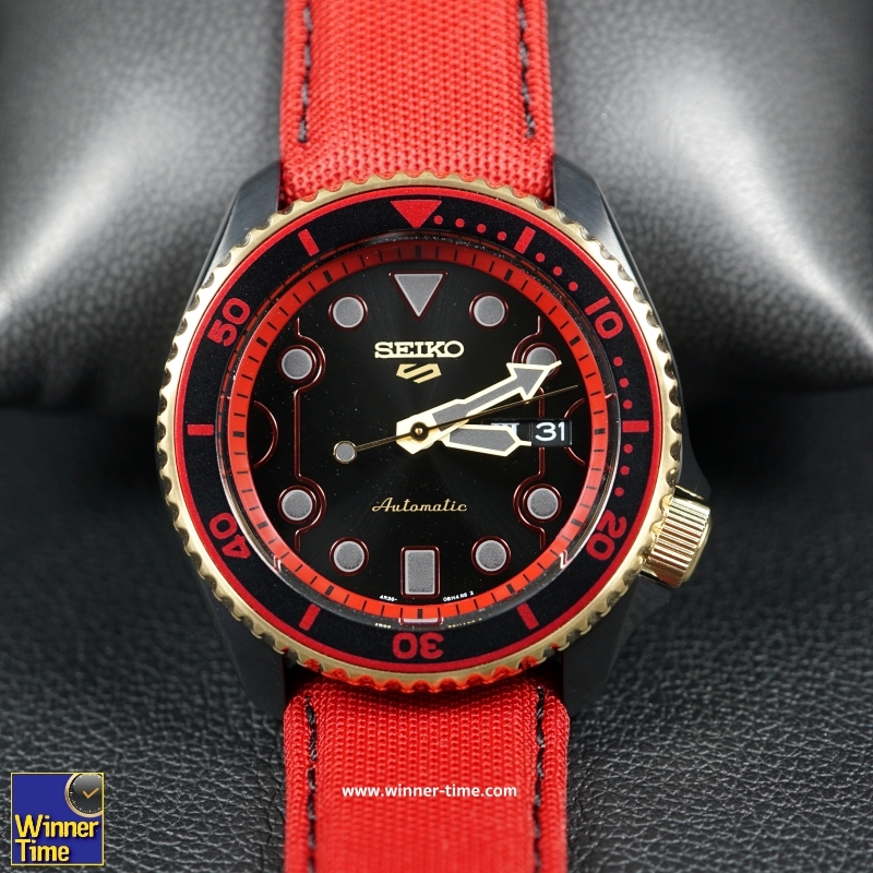 นาฬิกาSeiko 5 Sports Street Fighter V Limited Edition KEN Model รุ่น SRPF20K1,SRPF20K,SRPF20