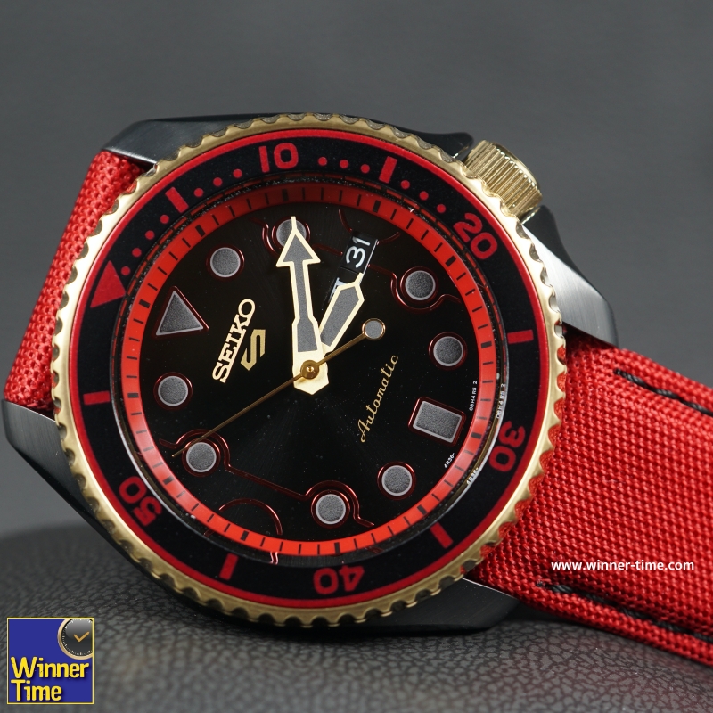 นาฬิกาSeiko 5 Sports Street Fighter V Limited Edition KEN Model รุ่น SRPF20K1,SRPF20K,SRPF20