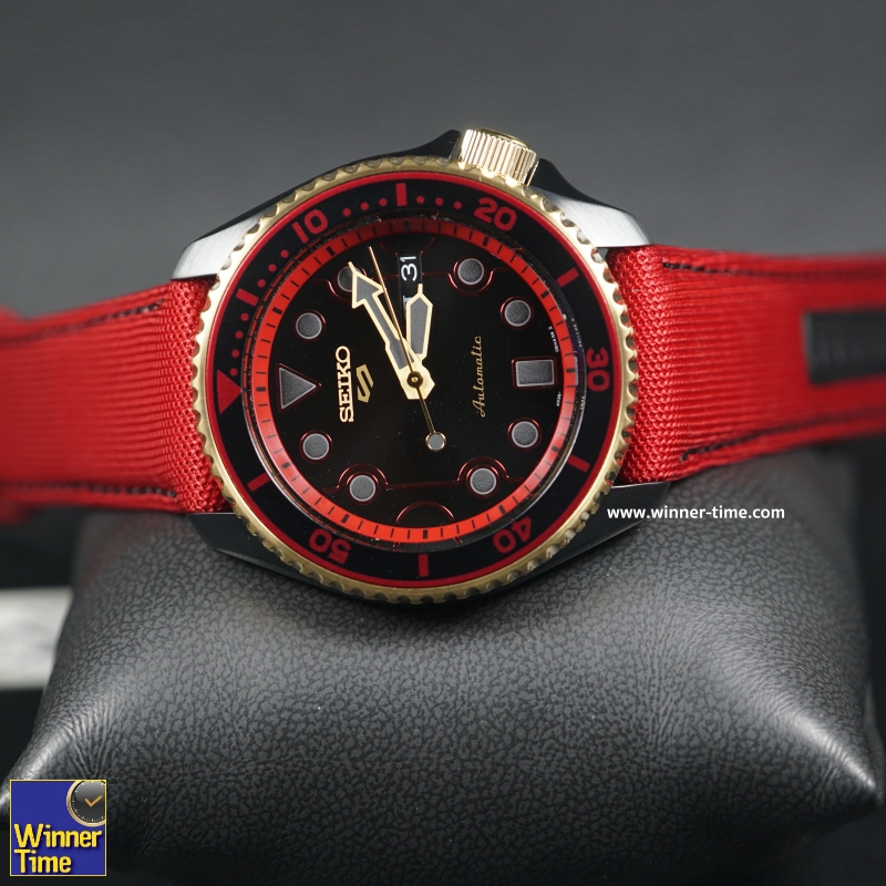 นาฬิกาSeiko 5 Sports Street Fighter V Limited Edition KEN Model รุ่น SRPF20K1,SRPF20K,SRPF20