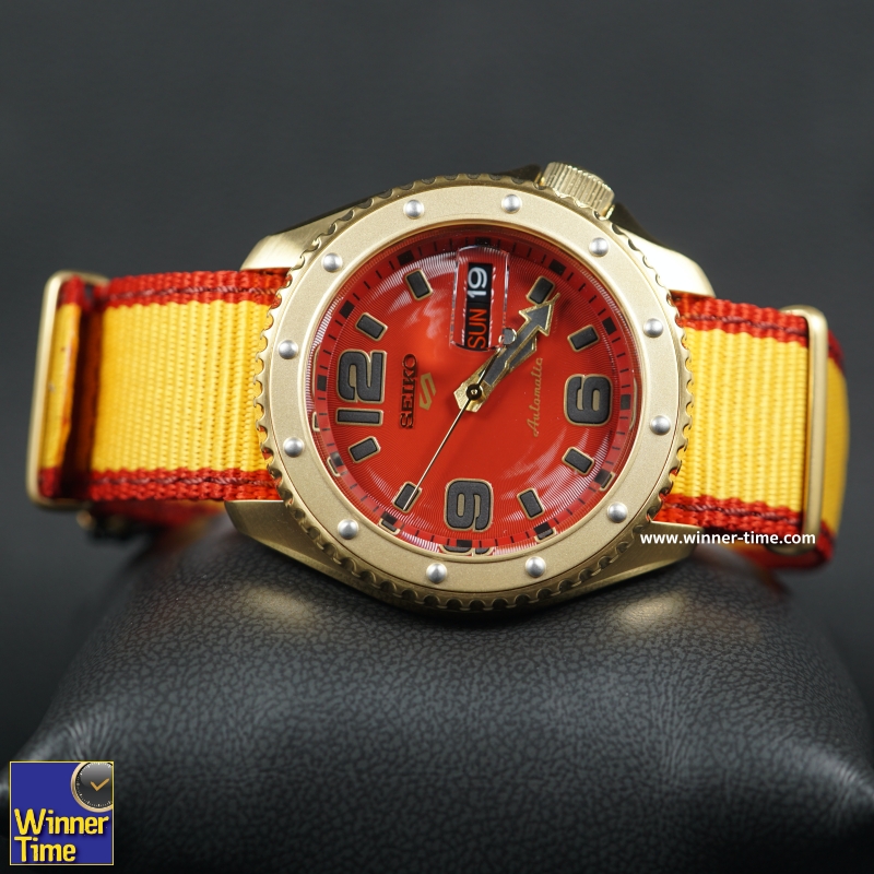 ฬิกาSeiko 5 Sports Street Fighter V Limited Edition ZANGIEF Model รุ่น SRPF24K1, SRPF24K, SRPF24