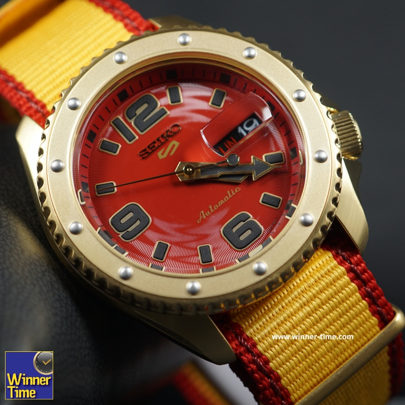 ฬิกาSeiko 5 Sports Street Fighter V Limited Edition ZANGIEF Model รุ่น SRPF24K1, SRPF24K, SRPF24