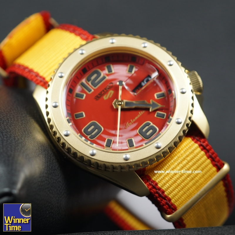 ฬิกาSeiko 5 Sports Street Fighter V Limited Edition ZANGIEF Model รุ่น SRPF24K1, SRPF24K, SRPF24