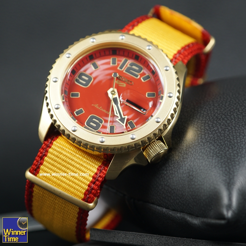 ฬิกาSeiko 5 Sports Street Fighter V Limited Edition ZANGIEF Model รุ่น SRPF24K1, SRPF24K, SRPF24
