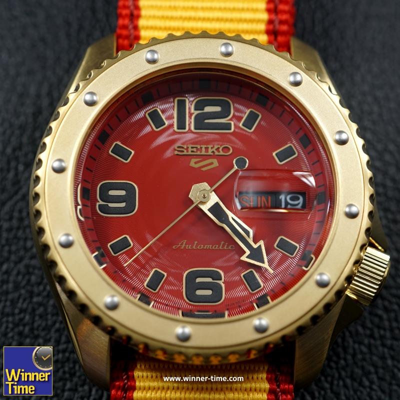 ฬิกาSeiko 5 Sports Street Fighter V Limited Edition ZANGIEF Model รุ่น SRPF24K1, SRPF24K, SRPF24