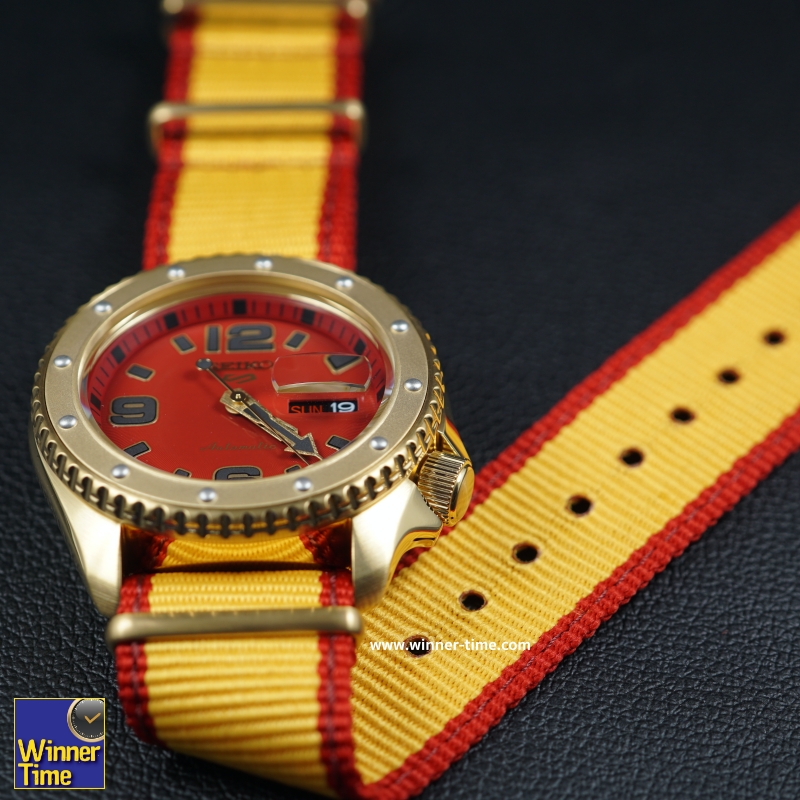 ฬิกาSeiko 5 Sports Street Fighter V Limited Edition ZANGIEF Model รุ่น SRPF24K1, SRPF24K, SRPF24