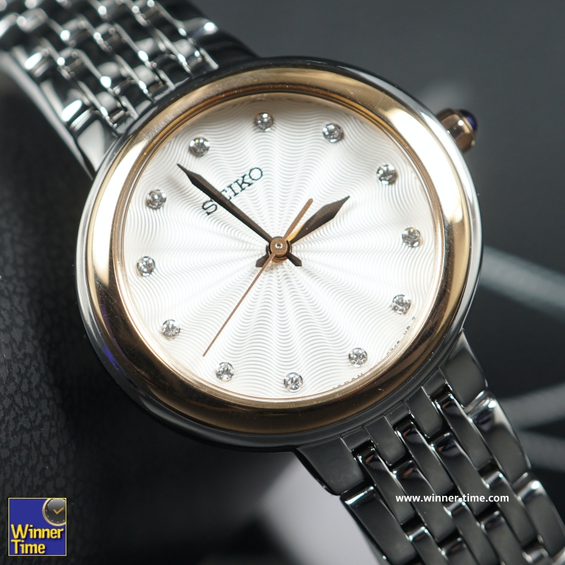 นาฬิกาSeiko WomenSilver Stainless-Steel Japanese Quartz Dress Watch&nbsp;รุ่น SRZ502P1,SRZ502P,SRZ502&nbsp;