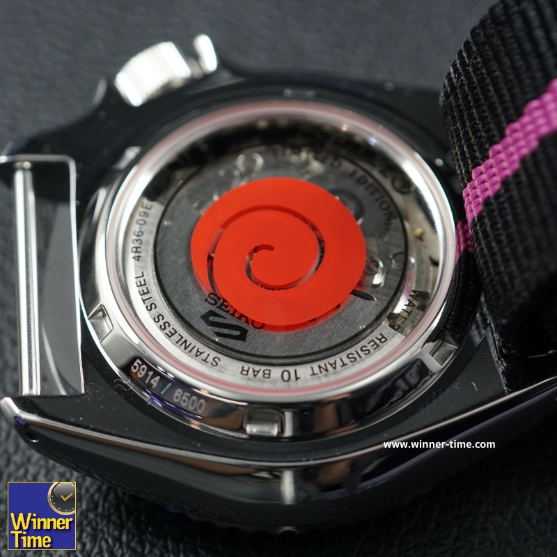 นาฬิกาSEIKO 5 SPORTS x NARUTO & BORUTO Limited Edition รุ่น SRPF65K1,SRPF65K,SRPF65, ( BORUTO)