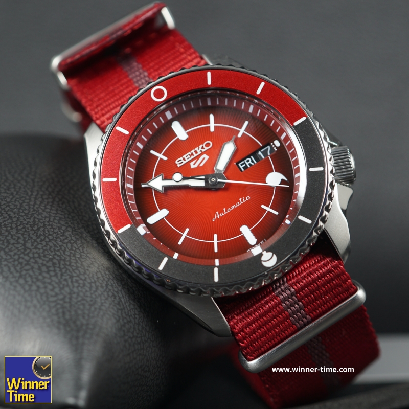 นาฬิกาSEIKO 5 SPORTS x NARUTO & BORUTO Limited Edition 6,500 Pcs.รุ่น SRPF67K1,SRPF67K,SRPF67,(SARADA)