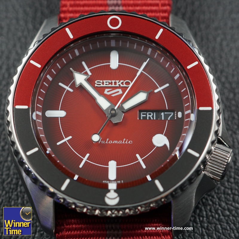 นาฬิกาSEIKO 5 SPORTS x NARUTO & BORUTO Limited Edition 6,500 Pcs.รุ่น SRPF67K1,SRPF67K,SRPF67,(SARADA)