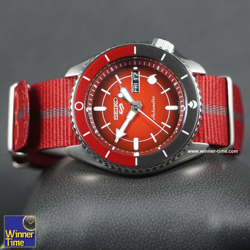 นาฬิกาSEIKO 5 SPORTS x NARUTO & BORUTO Limited Edition 6,500 Pcs.รุ่น SRPF67K1,SRPF67K,SRPF67,(SARADA)