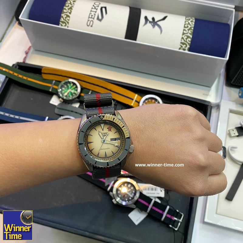 นาฬิกาSEIKO 5 SPORTS x NARUTO & BORUTO Limited Edition 6,500 Pcs.รุ่น SRPF71K1,SRPF71K,SRPF71,( GAARA ) นาฬิกาSEIKO 5 SPORTS x NARUTO & BORUTO Limited Edition 6,500 Pcs.รุ่น SRPF71K1,SRPF71K,SRPF71,( GAARA )