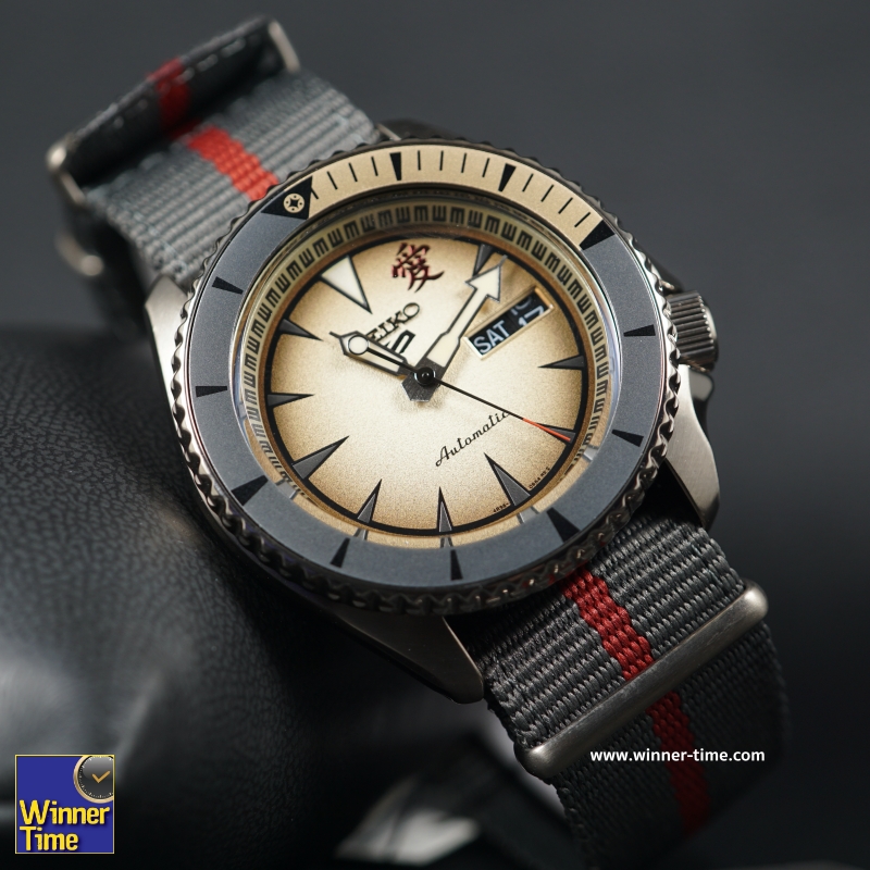 นาฬิกาSEIKO 5 SPORTS x NARUTO & BORUTO Limited Edition 6,500 Pcs.รุ่น SRPF71K1,SRPF71K,SRPF71,( GAARA )