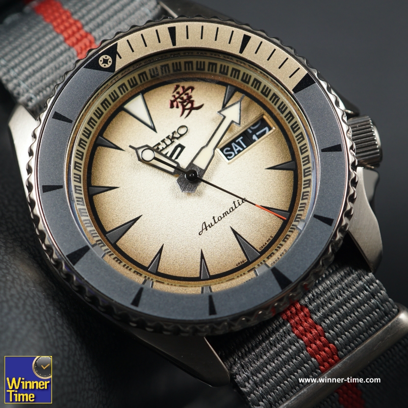 นาฬิกาSEIKO 5 SPORTS x NARUTO & BORUTO Limited Edition 6,500 Pcs.รุ่น SRPF71K1,SRPF71K,SRPF71,( GAARA )