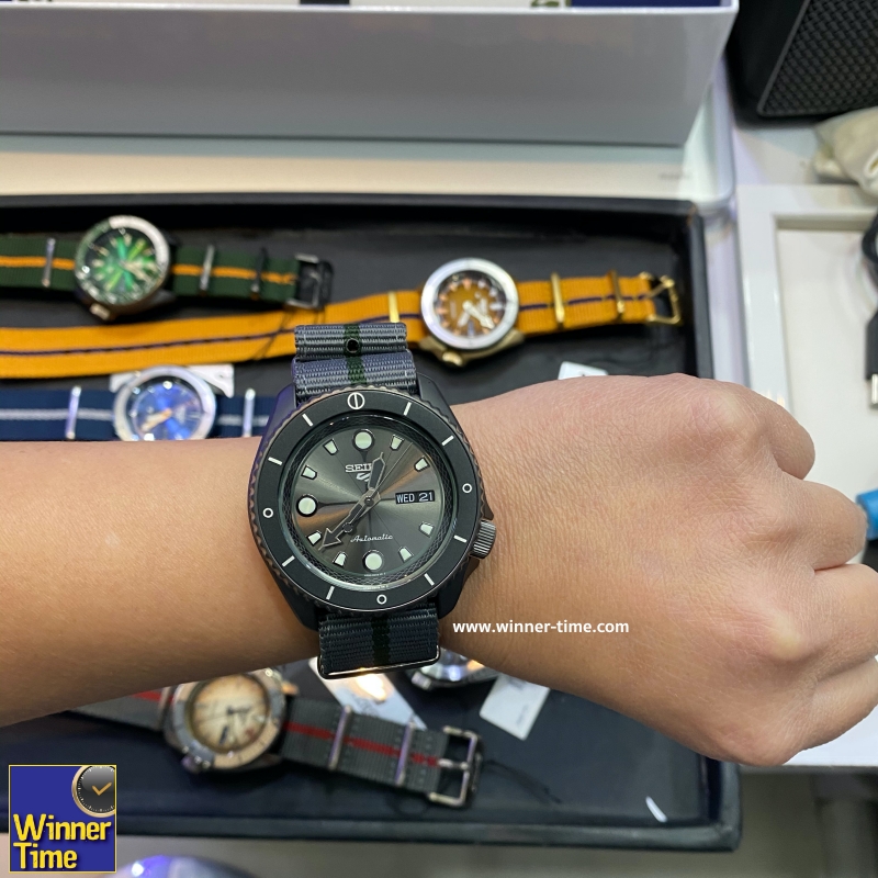 นาฬิกาSEIKO 5 SPORTS x NARUTO & BORUTO Limited Edition 6,500 Pcs. รุ่น SRPF75K1, SRPF75K ,SRPF75 ,(SHIKAMARU) นาฬิกาSEIKO 5 SPORTS x NARUTO & BORUTO Limited Edition 6,500 Pcs. รุ่น SRPF75K1, SRPF75K ,SRPF75 ,(SHIKAMARU)