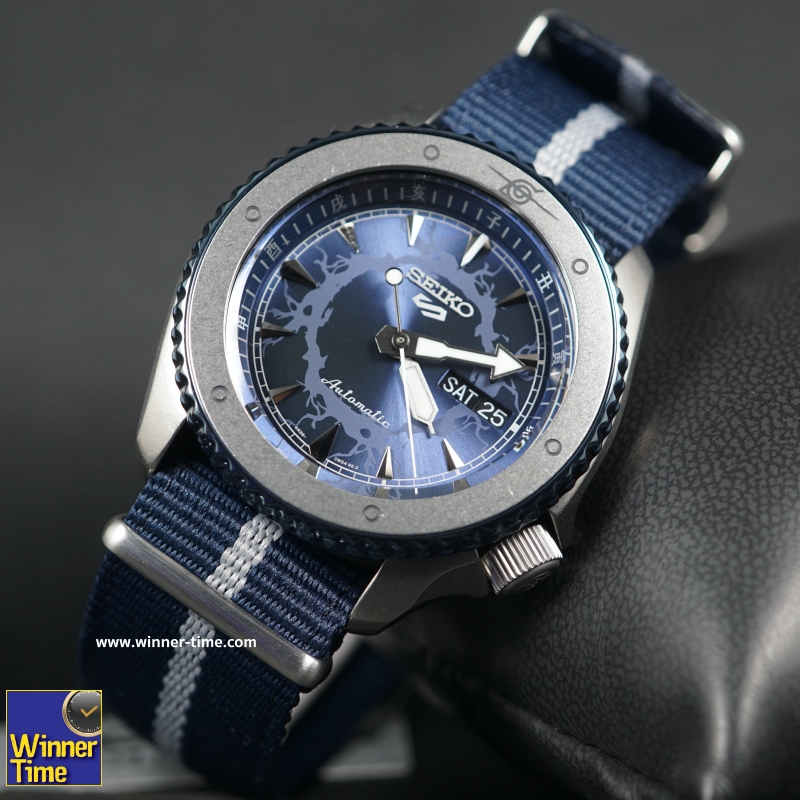 นาฬิกาSEIKO 5 SPORTS x NARUTO & BORUTO Limited Edition 6,500 Pcs.รุ่น SRPF69K1,SRPF69K,SRPF69, (SASUKE)