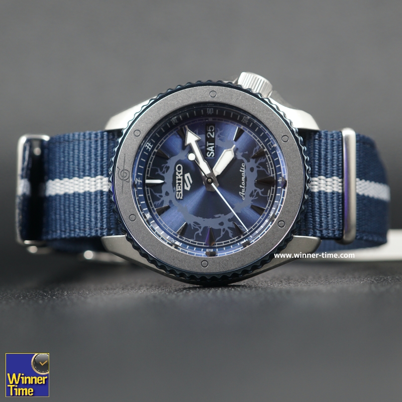 นาฬิกาSEIKO 5 SPORTS x NARUTO & BORUTO Limited Edition 6,500 Pcs.รุ่น SRPF69K1,SRPF69K,SRPF69, (SASUKE)