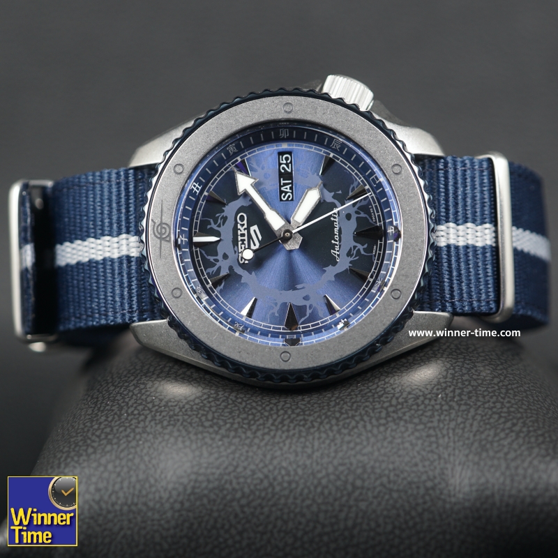 นาฬิกาSEIKO 5 SPORTS x NARUTO & BORUTO Limited Edition 6,500 Pcs.รุ่น SRPF69K1,SRPF69K,SRPF69, (SASUKE)