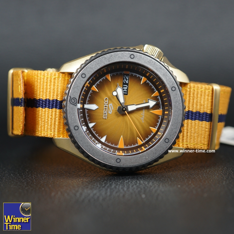 นาฬิกาSEIKO 5 SPORTS x NARUTO & BORUTO Limited Edition 6,500 Pcs.รุ่น SRPF70K1,SRPF70K,SRPF70, (NARUTO)