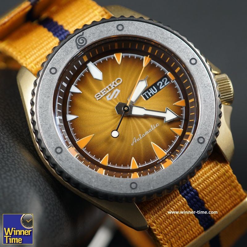 นาฬิกาSEIKO 5 SPORTS x NARUTO & BORUTO Limited Edition 6,500 Pcs.รุ่น SRPF70K1,SRPF70K,SRPF70, (NARUTO)