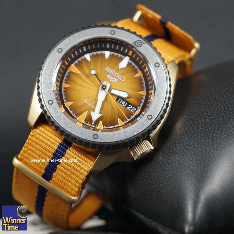 นาฬิกาSEIKO 5 SPORTS x NARUTO & BORUTO Limited Edition 6,500 Pcs.รุ่น SRPF70K1,SRPF70K,SRPF70, (NARUTO)