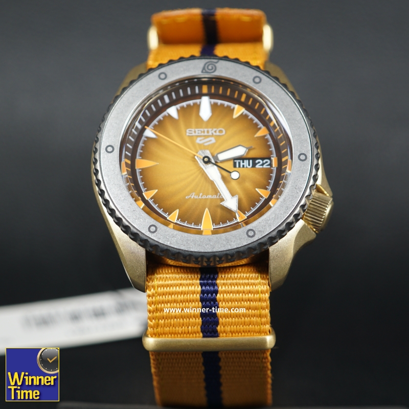 นาฬิกาSEIKO 5 SPORTS x NARUTO & BORUTO Limited Edition 6,500 Pcs.รุ่น SRPF70K1,SRPF70K,SRPF70, (NARUTO)