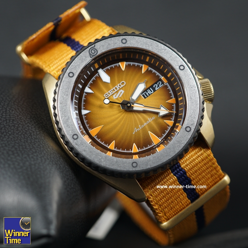 นาฬิกาSEIKO 5 SPORTS x NARUTO & BORUTO Limited Edition 6,500 Pcs.รุ่น SRPF70K1,SRPF70K,SRPF70, (NARUTO)