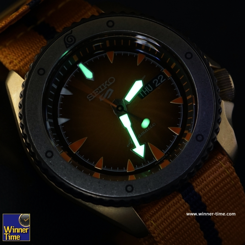 นาฬิกาSEIKO 5 SPORTS x NARUTO & BORUTO Limited Edition 6,500 Pcs.รุ่น SRPF70K1,SRPF70K,SRPF70, (NARUTO)