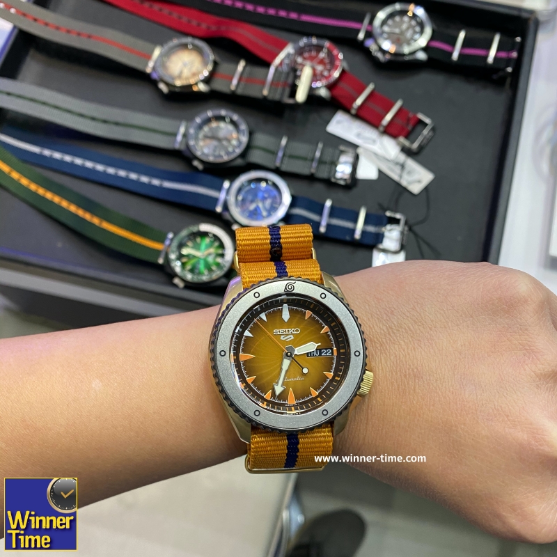 นาฬิกาSEIKO 5 SPORTS x NARUTO & BORUTO Limited Edition 6,500 Pcs.รุ่น SRPF70K1,SRPF70K,SRPF70, (NARUTO) นาฬิกาSEIKO 5 SPORTS x NARUTO & BORUTO Limited Edition 6,500 Pcs.รุ่น SRPF70K1,SRPF70K,SRPF70, (NARUTO)