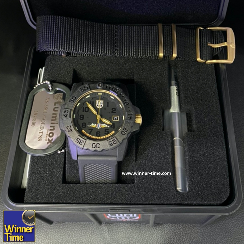 นาฬิกา Luminox Thai Navy SEAL แบบ Limited Edition รุ่น2 รุ่น XS.3501.GOLD.TNS นาฬิกา Luminox Thai Navy SEAL แบบ Limited Edition รุ่น2 รุ่น XS.3501.GOLD.TNS