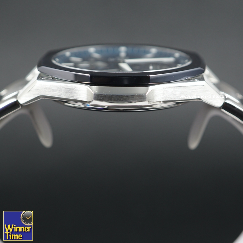 นาฬิกาCASIO EDIFICEรูปทรงเพรียวบางประดับคริสตัลแซฟไฟร์ รุ่น EFS-S570DB-2A