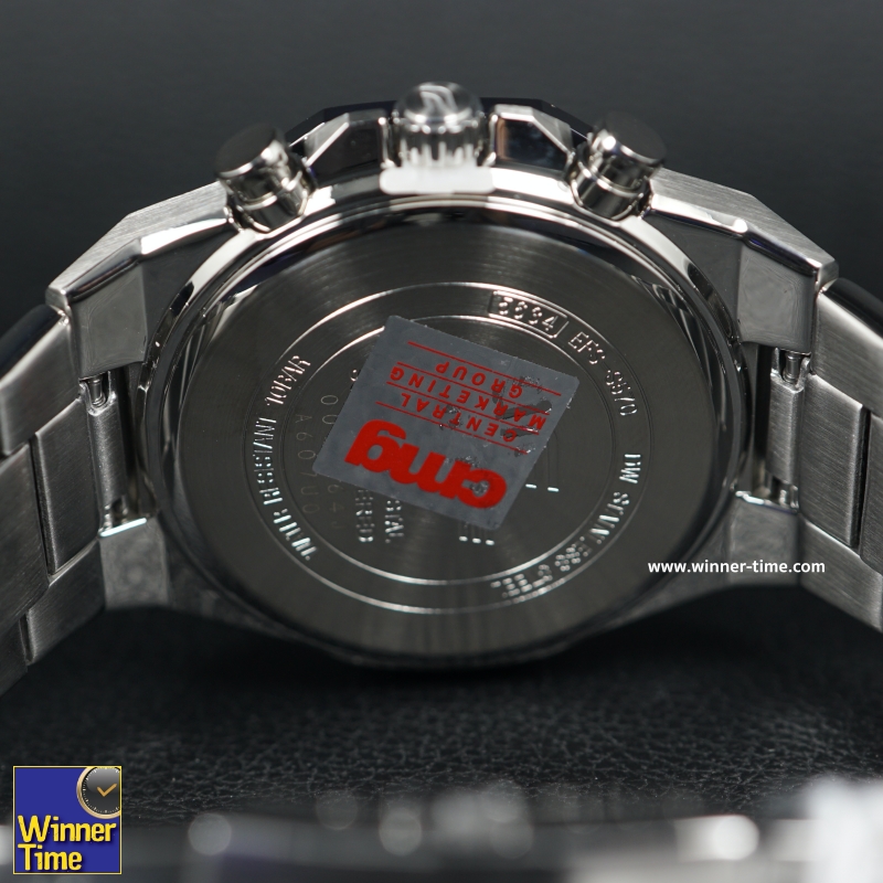 นาฬิกาCASIO EDIFICEรูปทรงเพรียวบางประดับคริสตัลแซฟไฟร์ รุ่น EFS-S570DB-2A
