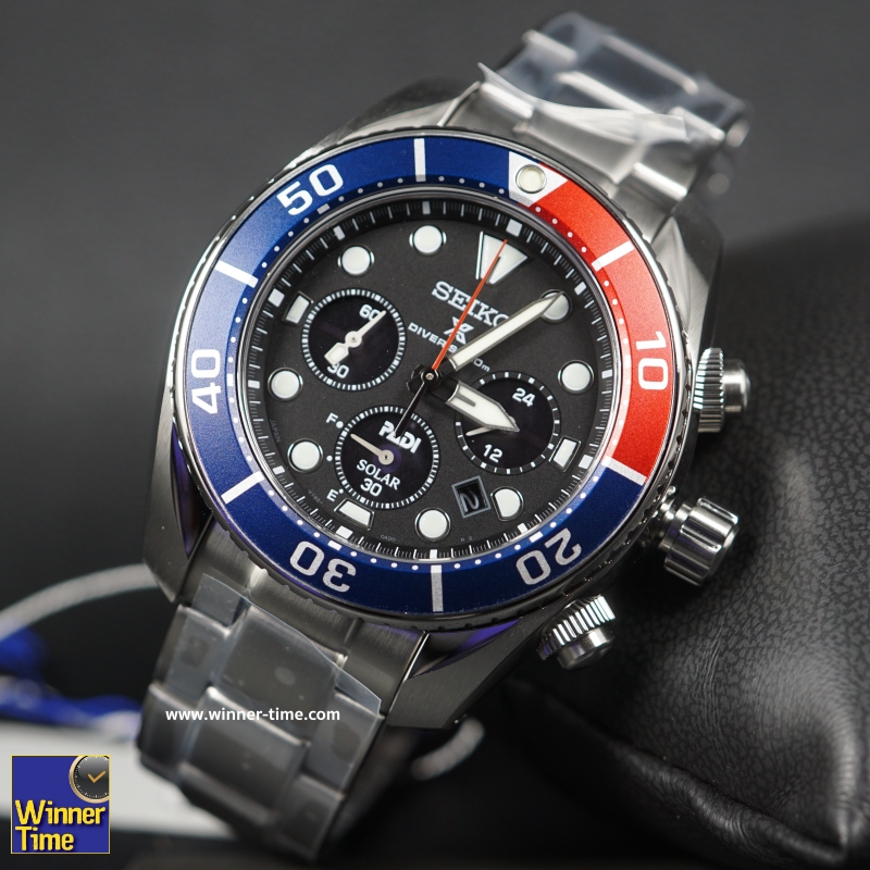 นาฬิกาSEIKO PROSPEX SOLAR DIVER S 200m.PADI SPECIAL EDITION รุ่น SSC795J1,SSC795J,SSC795