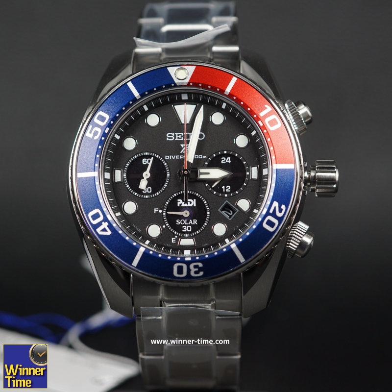 นาฬิกาSEIKO PROSPEX SOLAR DIVER S 200m.PADI SPECIAL EDITION รุ่น SSC795J1,SSC795J,SSC795