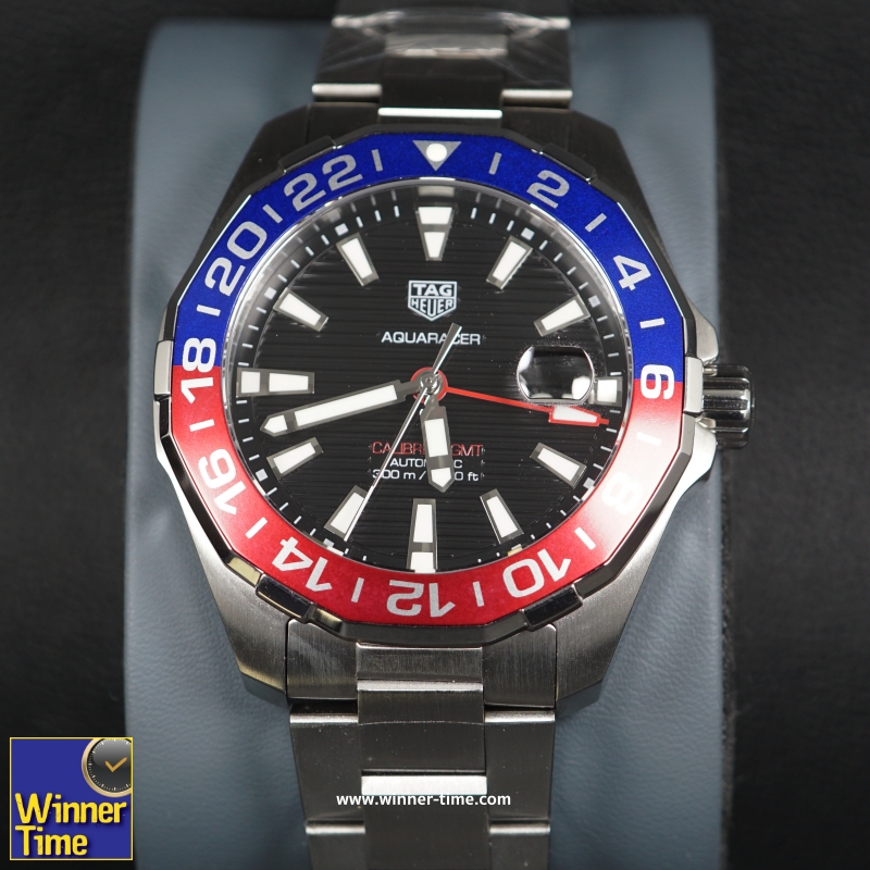 นาฬิกา TAG HEUER AQUARACER CALIBRE 7 GMT AUTOMATIC PEPSI รุ่น WAY201F.BA0927