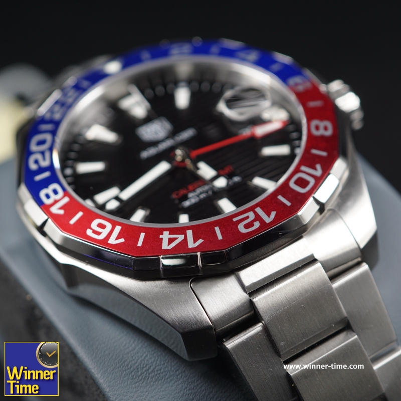 นาฬิกา TAG HEUER AQUARACER CALIBRE 7 GMT AUTOMATIC PEPSI รุ่น WAY201F.BA0927