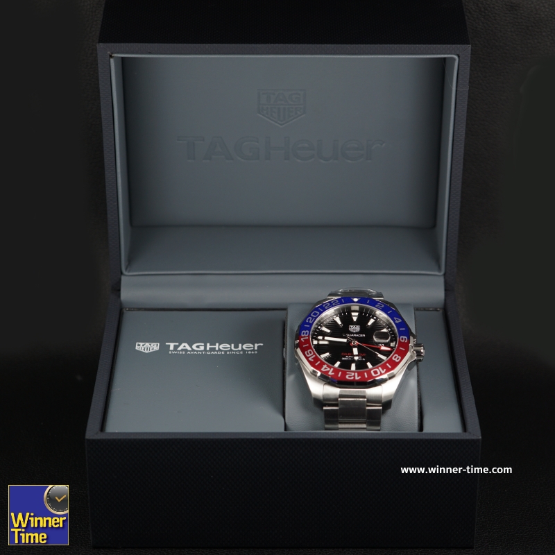 นาฬิกา TAG HEUER AQUARACER CALIBRE 7 GMT AUTOMATIC PEPSI รุ่น WAY201F.BA0927