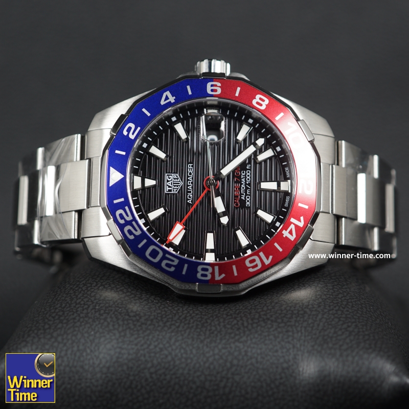 นาฬิกา TAG HEUER AQUARACER CALIBRE 7 GMT AUTOMATIC PEPSI รุ่น WAY201F.BA0927