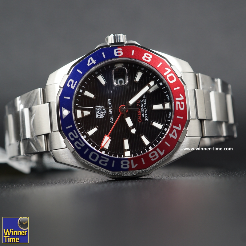 นาฬิกา TAG HEUER AQUARACER CALIBRE 7 GMT AUTOMATIC PEPSI รุ่น WAY201F.BA0927