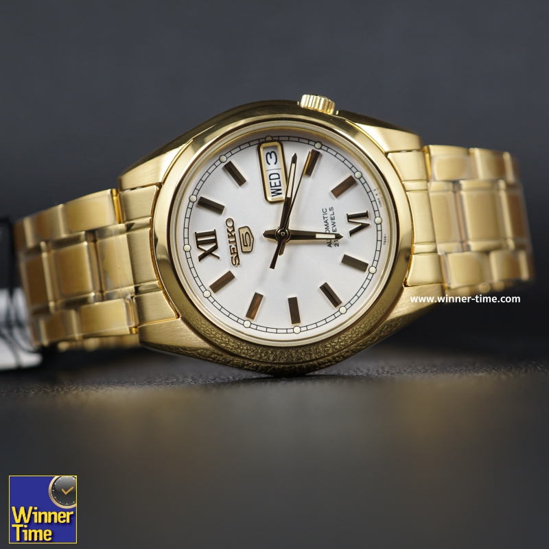 นาฬิกา Seiko 5 Automatic White Dial รุ่น SNKL58,SNKL58K1,SNKL58K