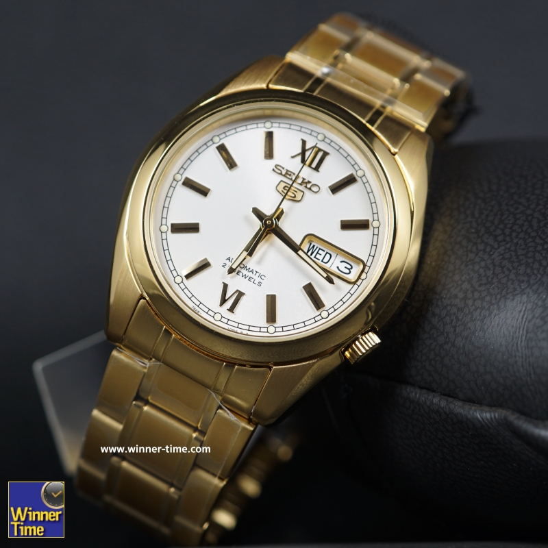 นาฬิกา Seiko 5 Automatic White Dial รุ่น SNKL58,SNKL58K1,SNKL58K