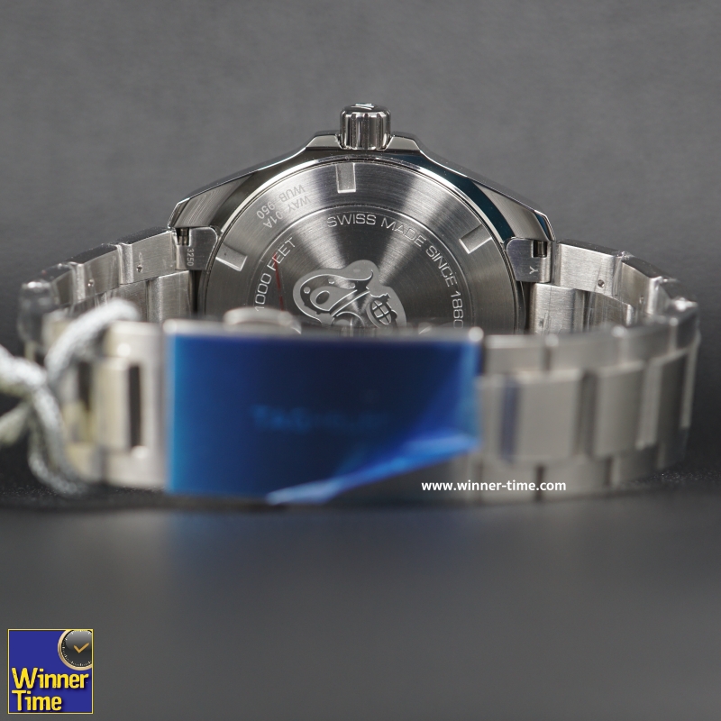 นาฬิกาTag Heuer Aquaracer 300M Quartz Black Dial รุ่น WAY101A.BA0746