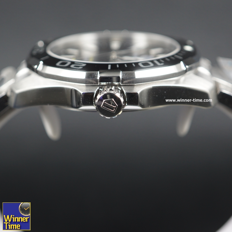 นาฬิกาTag Heuer Aquaracer 300M Quartz Black Dial รุ่น WAY101A.BA0746