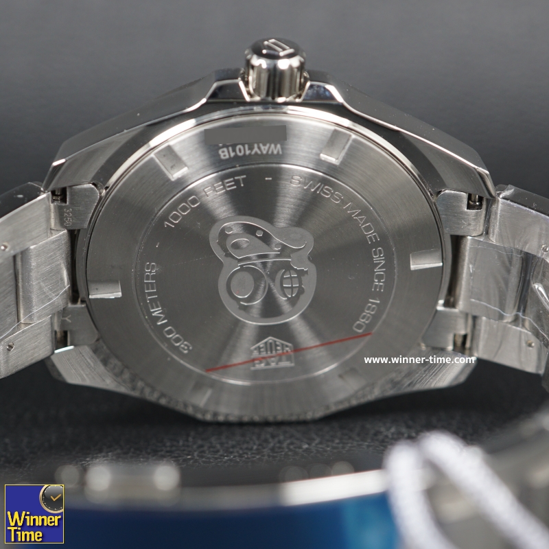 นาฬิกาTag Heuer Aquaracer 300M Quartz Black Dial รุ่น WAY101B.BA0746