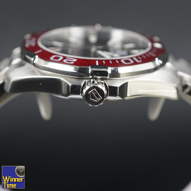 นาฬิกาTag Heuer Aquaracer 300M Quartz Black Dial รุ่น WAY101B.BA0746