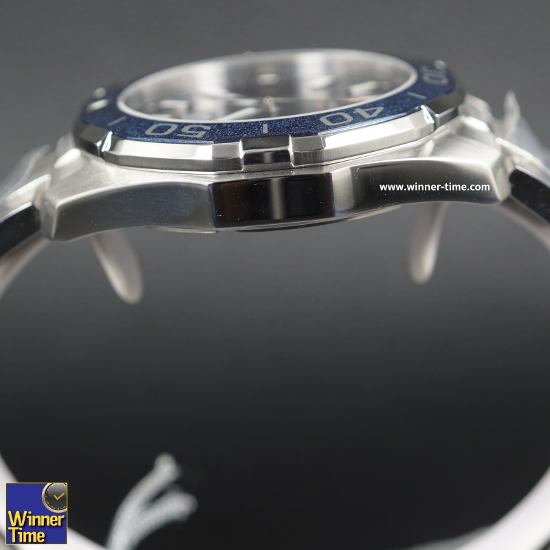นาฬิกาTag Heuer Aquaracer 300M Quartz Black Dial รุ่น WAY101C.BA0746
