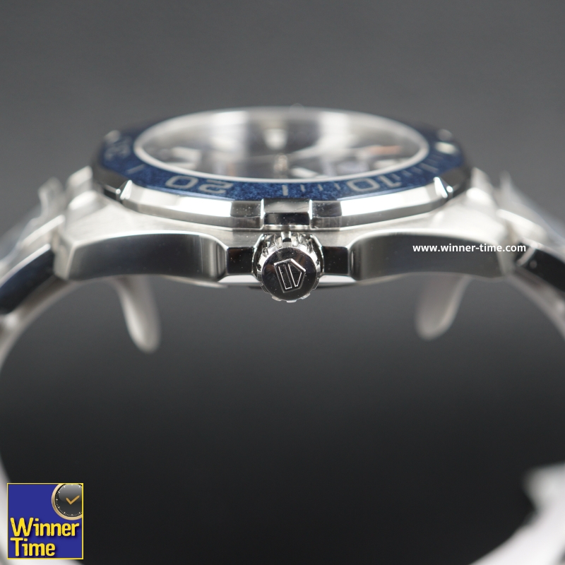 นาฬิกาTag Heuer Aquaracer 300M Quartz Black Dial รุ่น WAY101C.BA0746