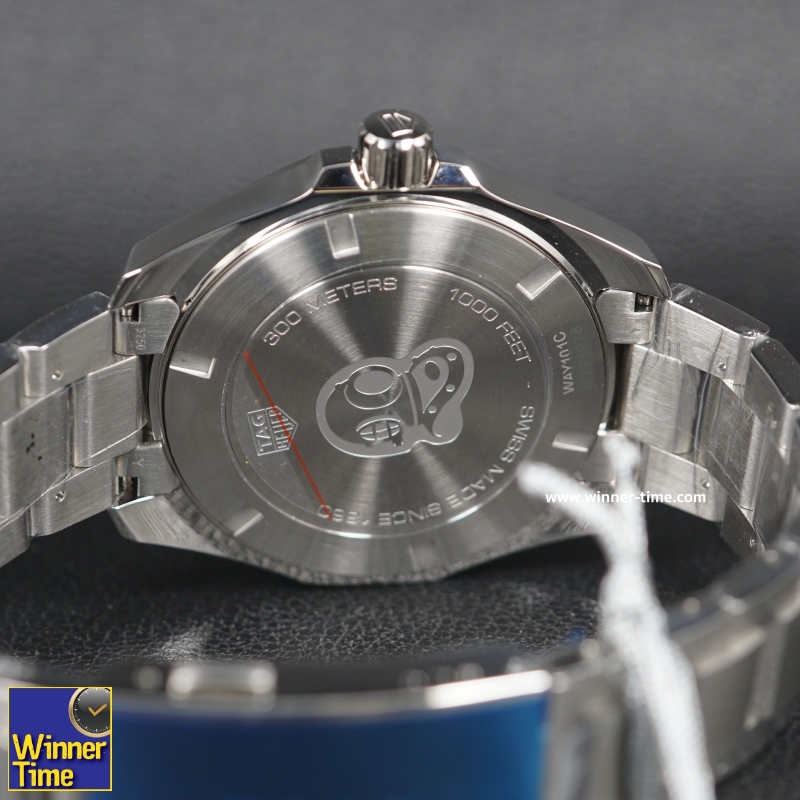 นาฬิกาTag Heuer Aquaracer 300M Quartz Black Dial รุ่น WAY101C.BA0746