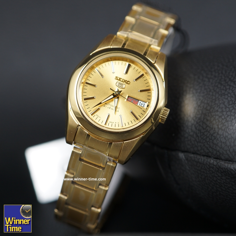 นาฬิกาข้อมือผู้หญิง Seiko 5 Automatic 21 Jewels รุ่น SYMK20K1,SYMK20K,SYMK20